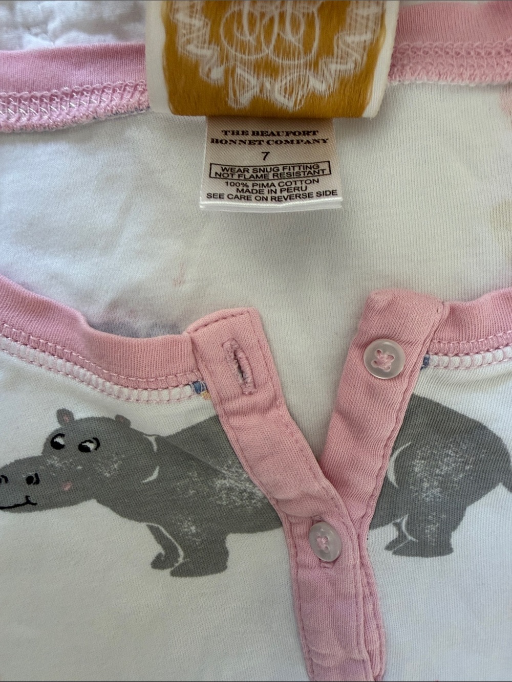 The Beaufort Bonnet Company’s Sara Jane’s Sweet Dreams pajama set - Picture 5 of 8
